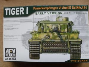 AFV CLUB 1/48 48002 TIGER I EARLY VERSION